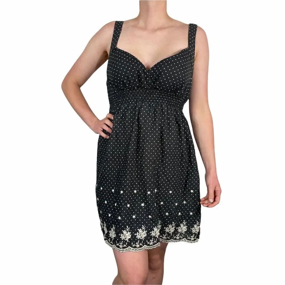 Charlotte Russe Black and White Polka Dot Dress